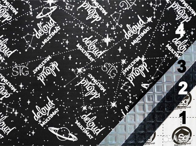 Виброизоляция Deloud MultiMat 4.5mm