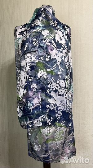 Итальянский шелковый шарф, 45*180 см