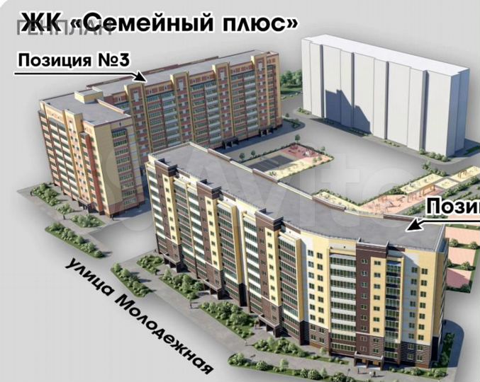 2-к. квартира, 62,5 м², 2/10 эт.