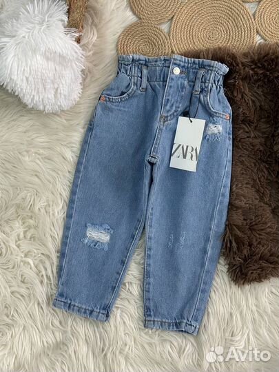 Джинсы на девочку zara