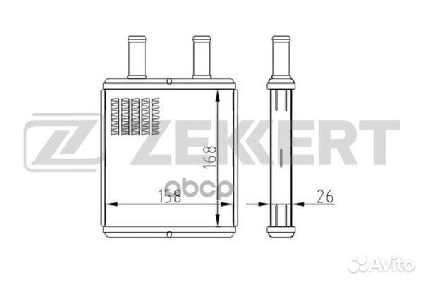 Радиатор отопителя LADA Priora (2170 2171) 07