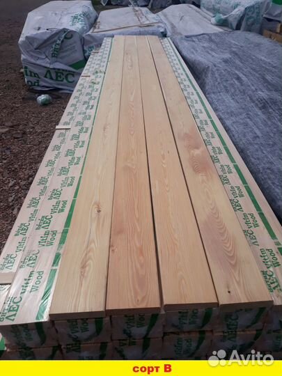 Пол из палубной доски лиственница