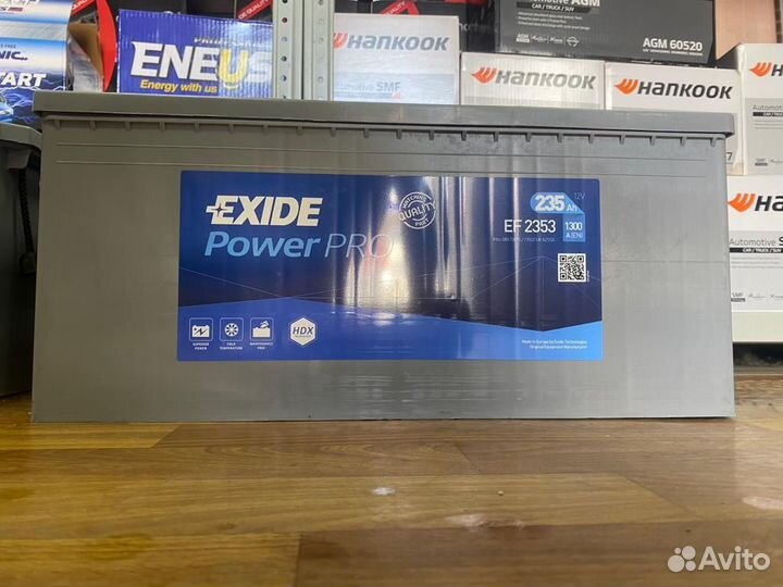 Аккумулятор 225 Ач Exide на Мерседес Даф Скания