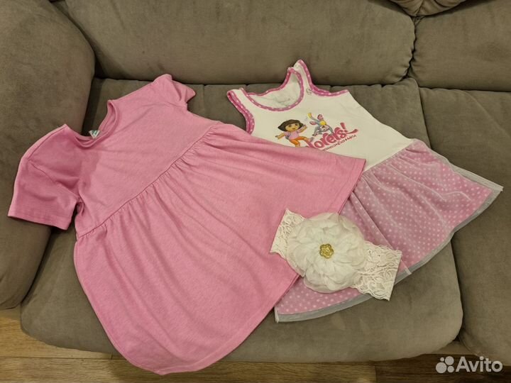 Детские вещи для девочки пакетом на 2-4 года