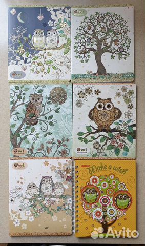 Комплект тетрадей 48 л. в клетку совы