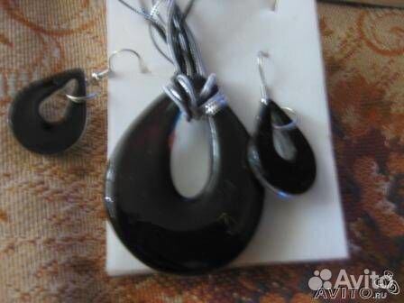 Набор, серьги и ожерелье