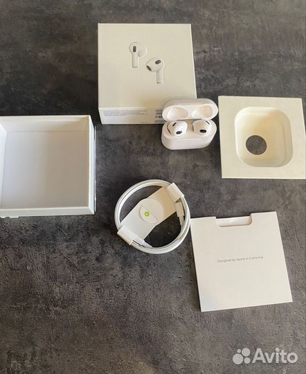 Беспроводные наушники apple airpods 3