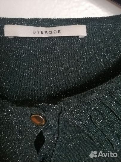 Трикотажная кофточка с люрексом uterque