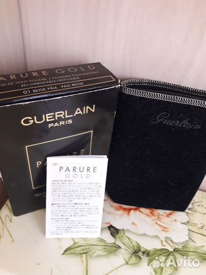 Guerlain parure gold пудра