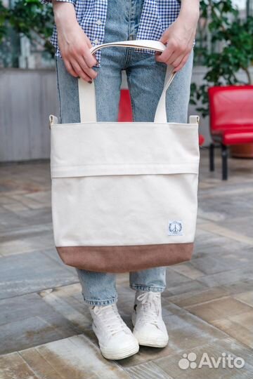 Сумка шопер из канваса