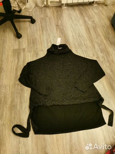 Темно серый джемпер, новый, р 54-58
