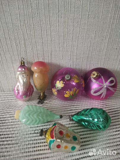 Елочные игрушки СССР