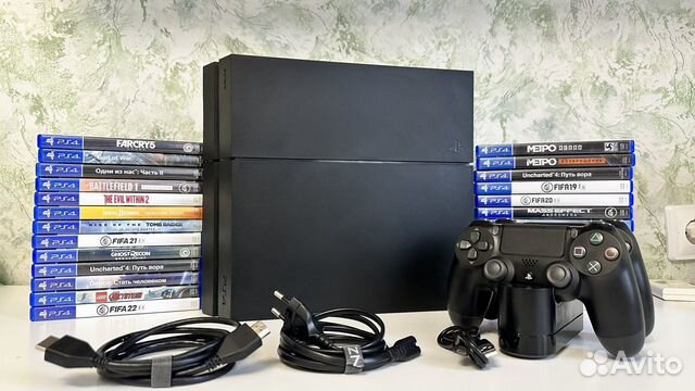 Sony PlayStation 4 Fat PS4 + комплект игр объявление продам