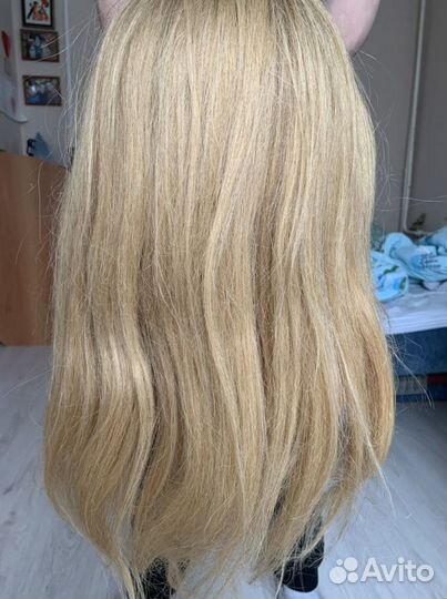 Голова манекен натуральные волосы