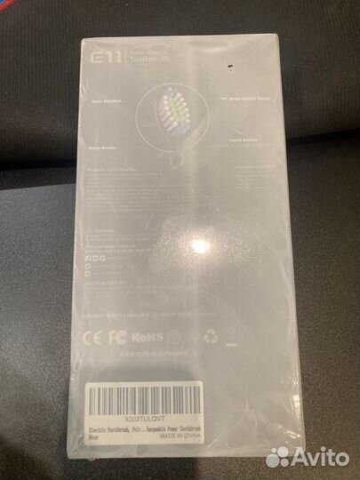 Электрическая зубная щётка Fairywill E11, черный