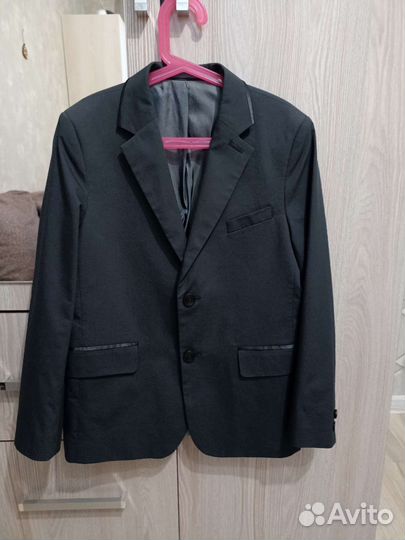 Пиджак школьный для мальчика 146