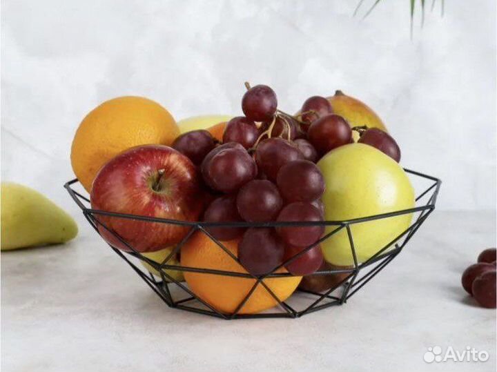 Корзина для фруктов металлическая