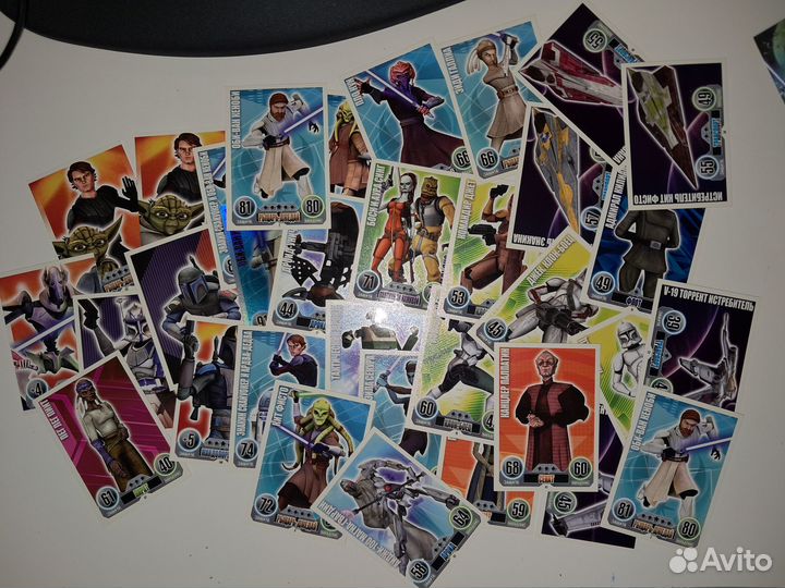 Коллекционные карточки Звёздные войны Force Attax