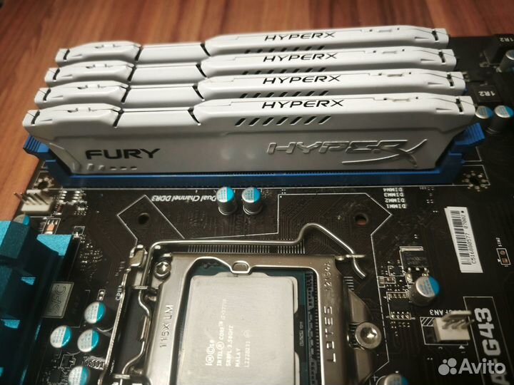 Комплект MSI ZH77A-G43 + i7 3770 + 32Gb + gam 300