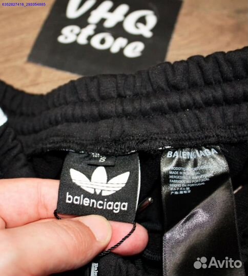 Широкие штаны Balenciaga x adidas (Арт.85188)