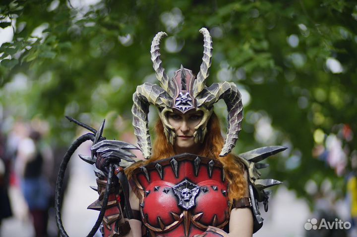 Костюм из eva foam Вархаммер (воин Кхорна)