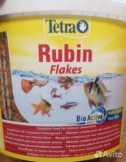 Корм для аквариумных рыбок Tetra Rubin Flakes