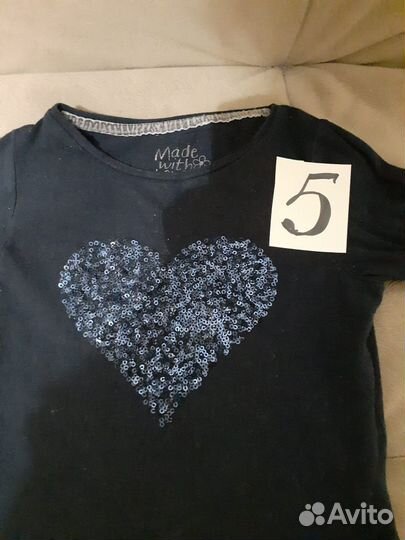 Футболки для девочек и мальчиков с длинным рукавом