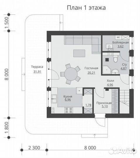 Дом 94м2 за 3 дня из панелей полистиролбетона