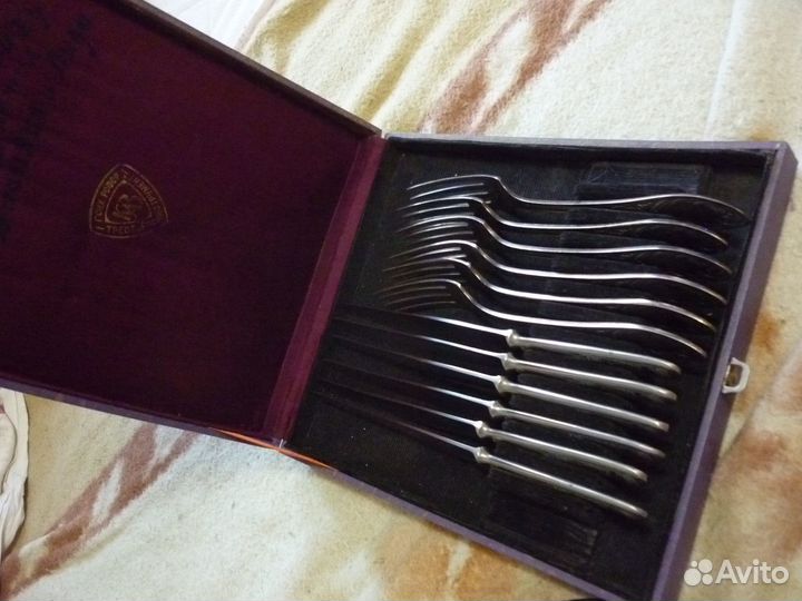 Ножи Павлово, столовые, с тигром, Сливочник