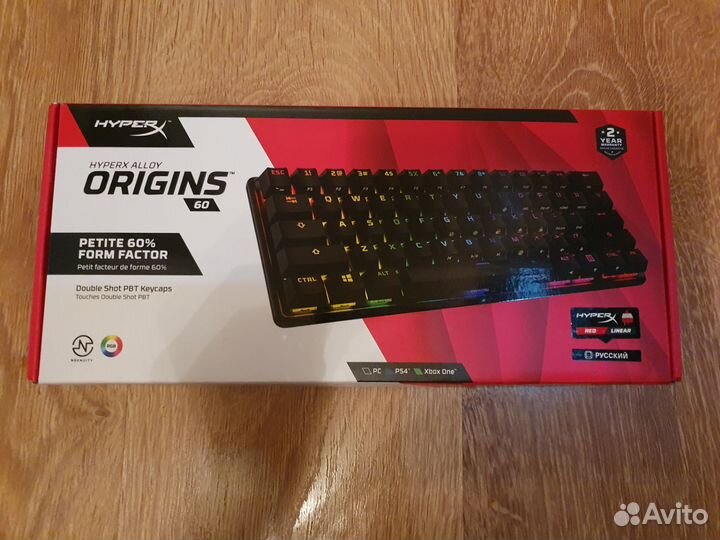 Клавиатура hyperx alloy origins 60