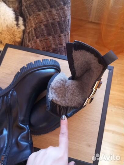 Полусапожки зимние 38р