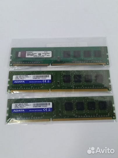 Оперативная память dimm DDR3 - 2,4,8 Gb