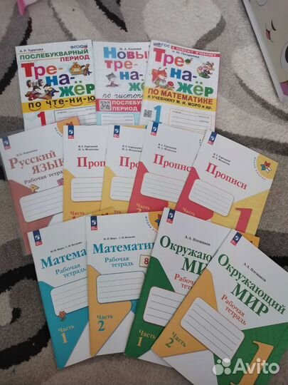Рабочая тетрадь. Учебные пособия для 1го класса