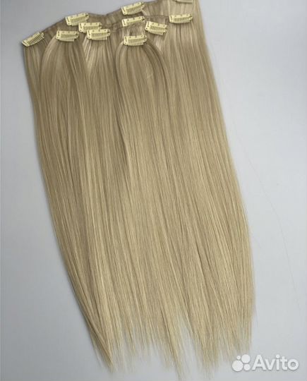 Волосы на заколках искусственные