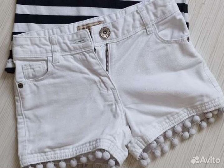 Летний гардероб на девочку 7-8 лет (122-128)