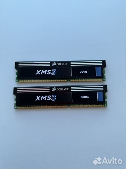 Оперативная память Corsair DDR3 8 gb (2x4 gb)