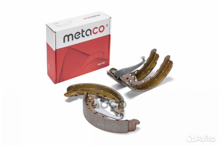 Колодки барабанные к-кт 3020-016 metaco