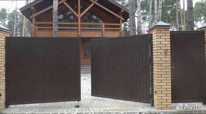 Автоматические распашные ворота