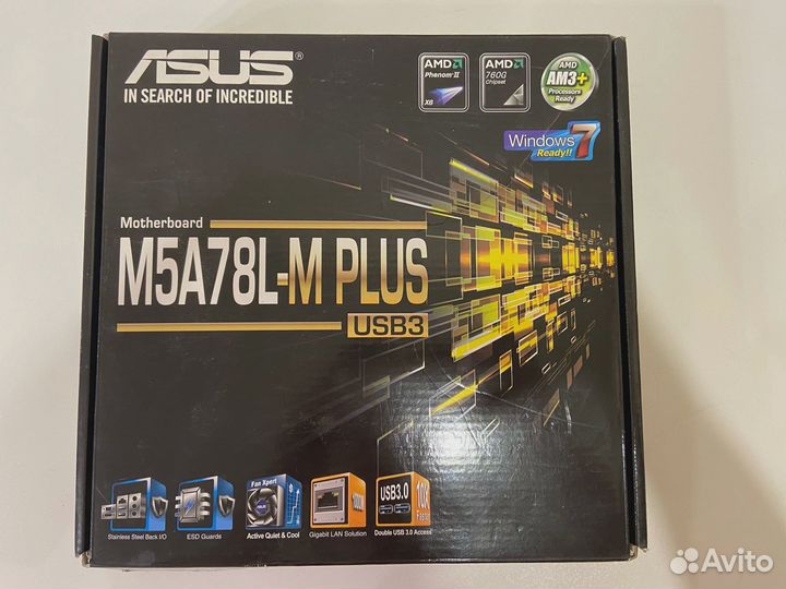 Материнская плата asus m5a78l-m plus usb3