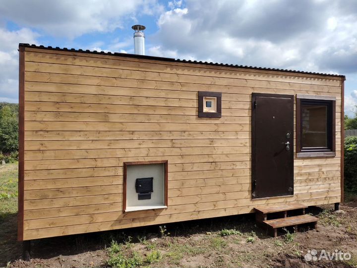 Баня каркасная не бочка