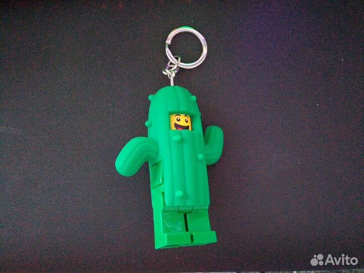 Lego брелок фонарик кактус