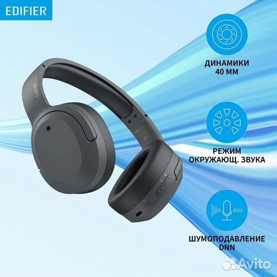 Наушники Bluetooth Edifier W820NB Plus(Оригинал)