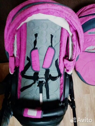 Детская коляска-трансформер 2в1 для девочек