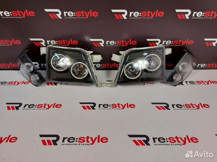 Фары Toyota Land Cruiser Prado 95 LED Темные