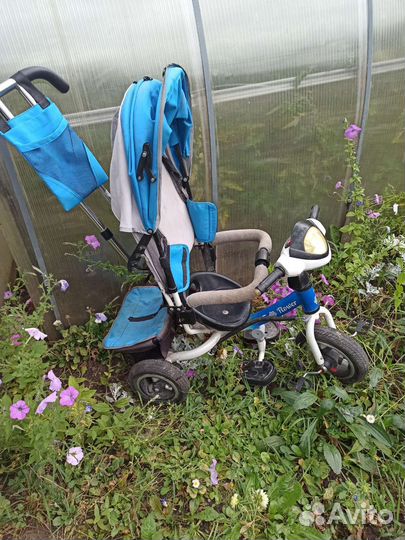 Детский трехколесный велосипед бу