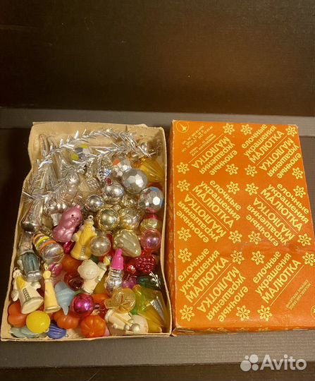 Набор елочных игрушек малютка