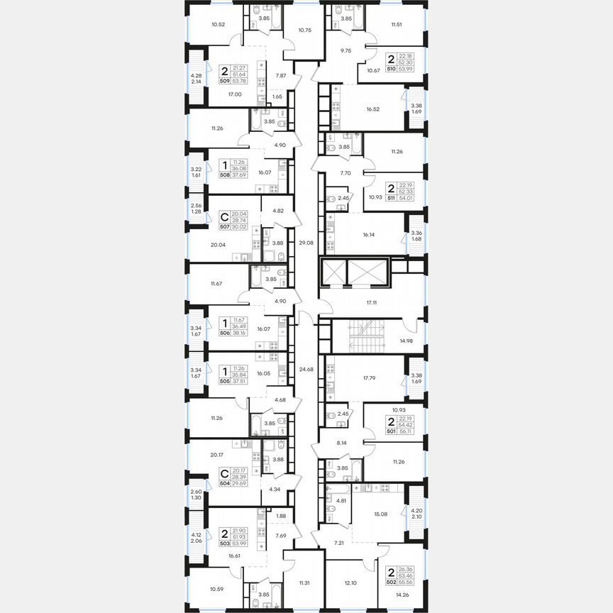 1-к. квартира, 37,7 м², 10/15 эт.
