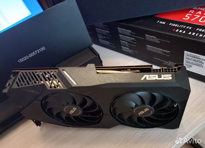 Видеокарта asus RX 5700-8Gb-256Bit