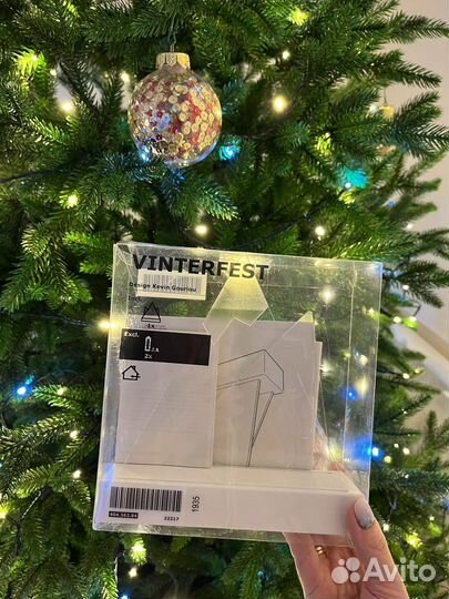 Новая светодиодная Салфетница икеа винтерфест