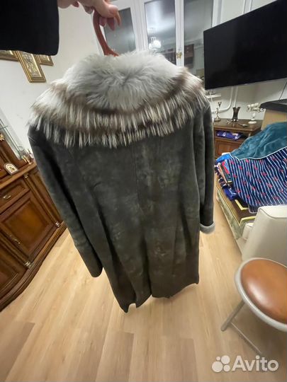Дублёнка кожаная 50 размер